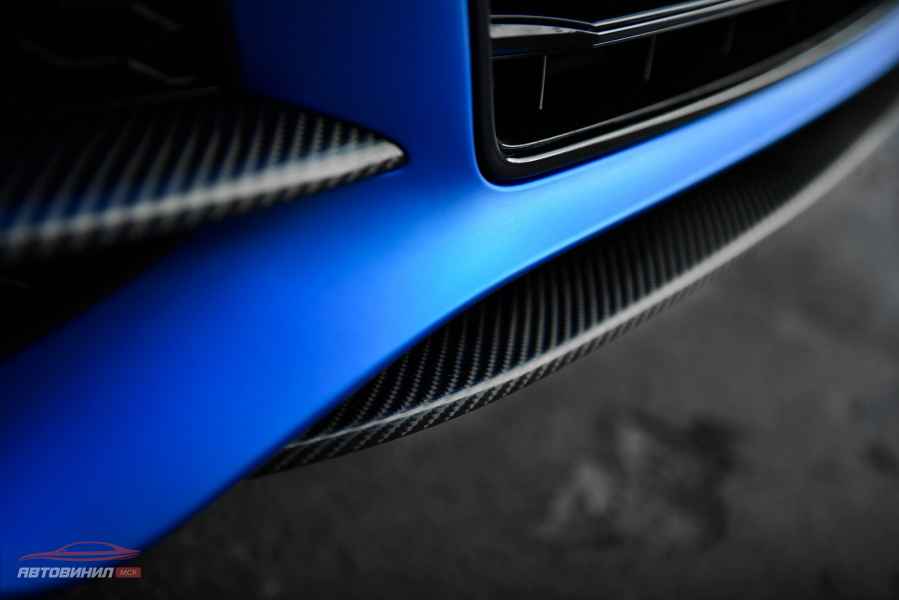 Audi A7 синий мат