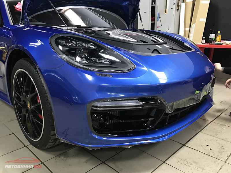 Porsche Panamera антигравийная защита