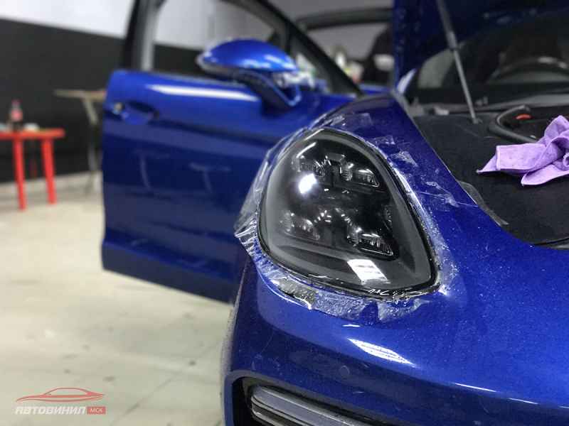 Porsche Panamera антигравийная защита