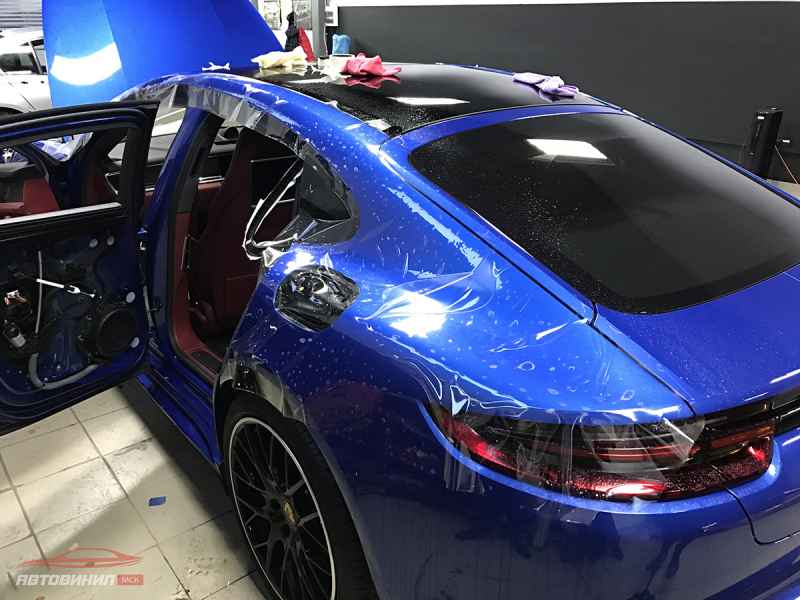 Porsche Panamera антигравийная защита