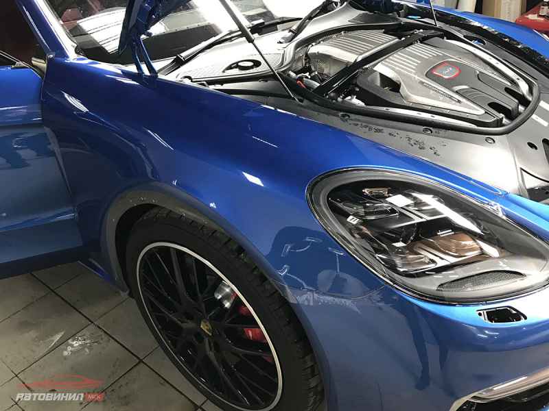 Porsche Panamera антигравийная защита