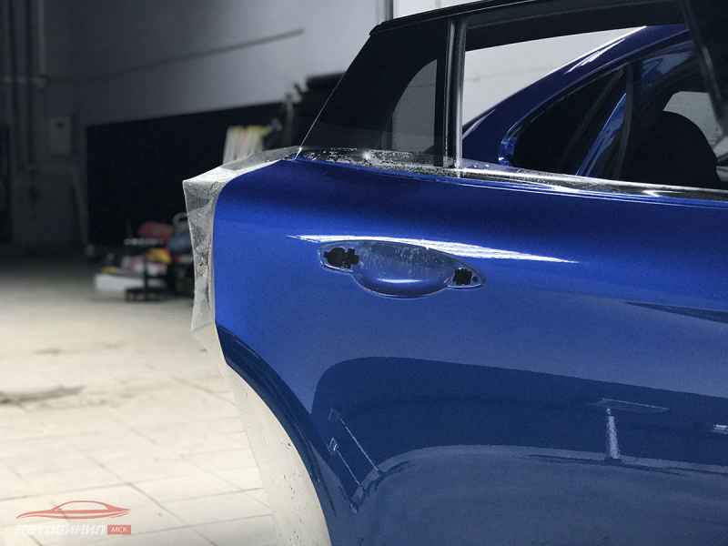 Porsche Panamera антигравийная защита